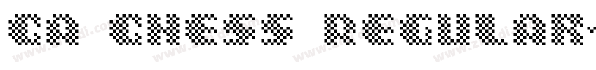 CA Chess Regular字体转换